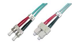 DIGITUS LWL Multimode OM 3 Patchkabel, ST / SC