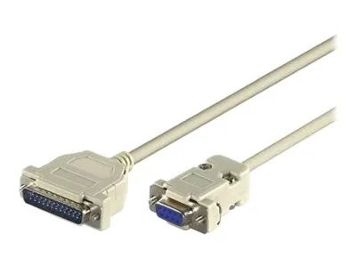 MicroConnect Kabel seriell - DB-25 (M) zu DB-9 (W)