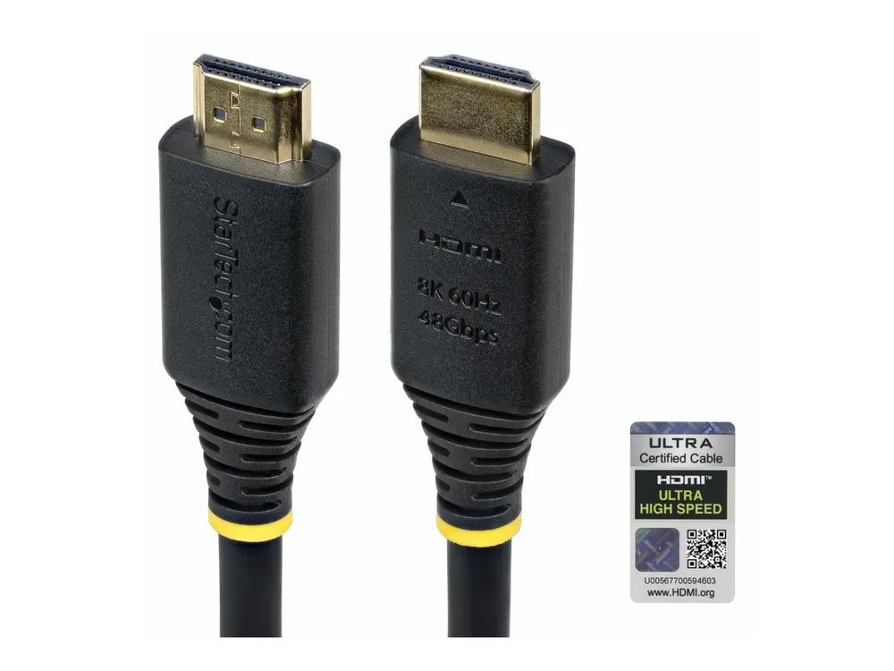 StarTech.com Ultra High Speed - HDMI-Kabel - HDMI männlich zu HDMI männlich - 4 m - abgeschirmt - Schwarz - passiv, 4K120Hz Unterstützung, 8K60Hz (7680 x 4320)