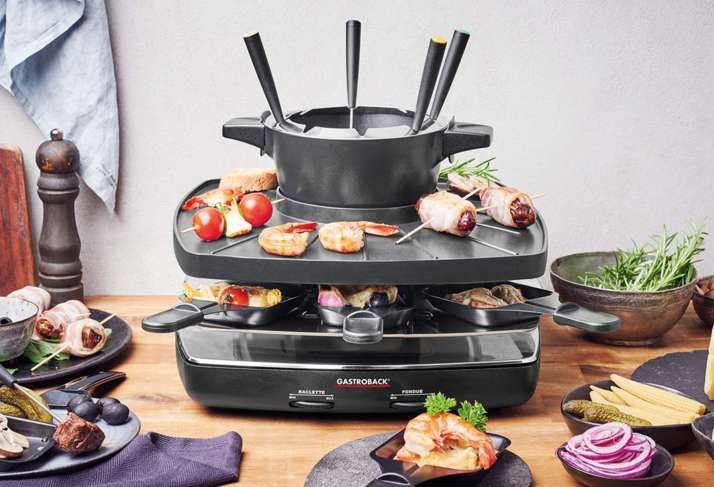 Gastroback Raclette Fondue Set Family and Friends