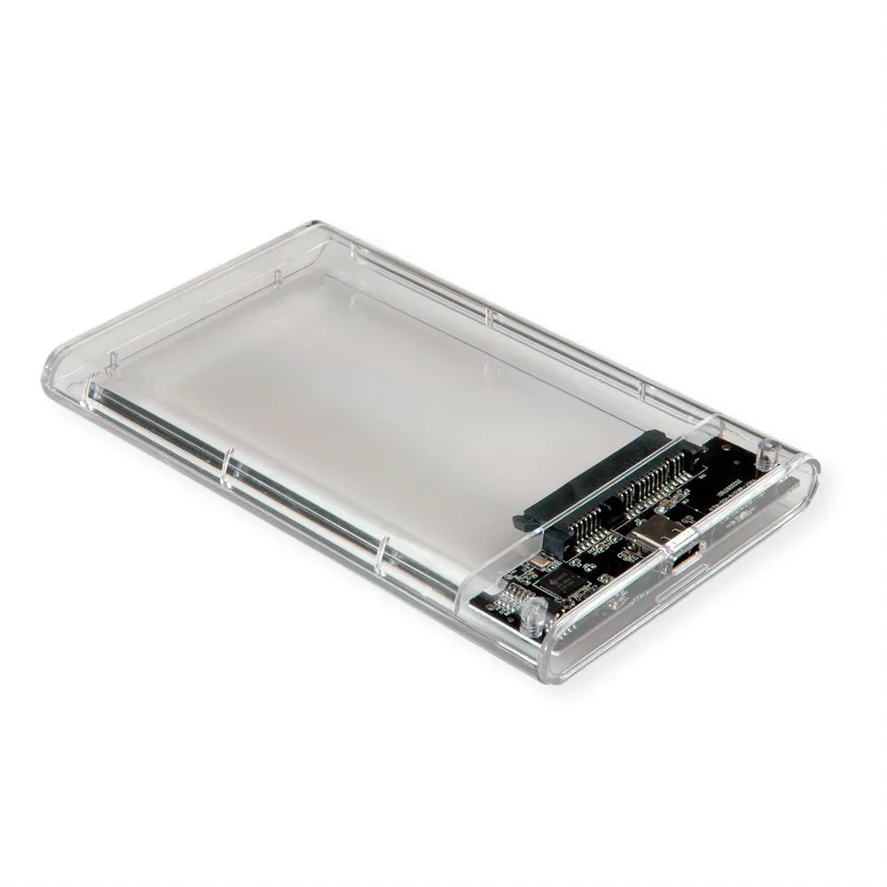 VALUE Externes HDD/SSD-Gehäuse, 2,5", SATA 6.0 Gbit/s zu USB 3.2 Gen 1 Typ C