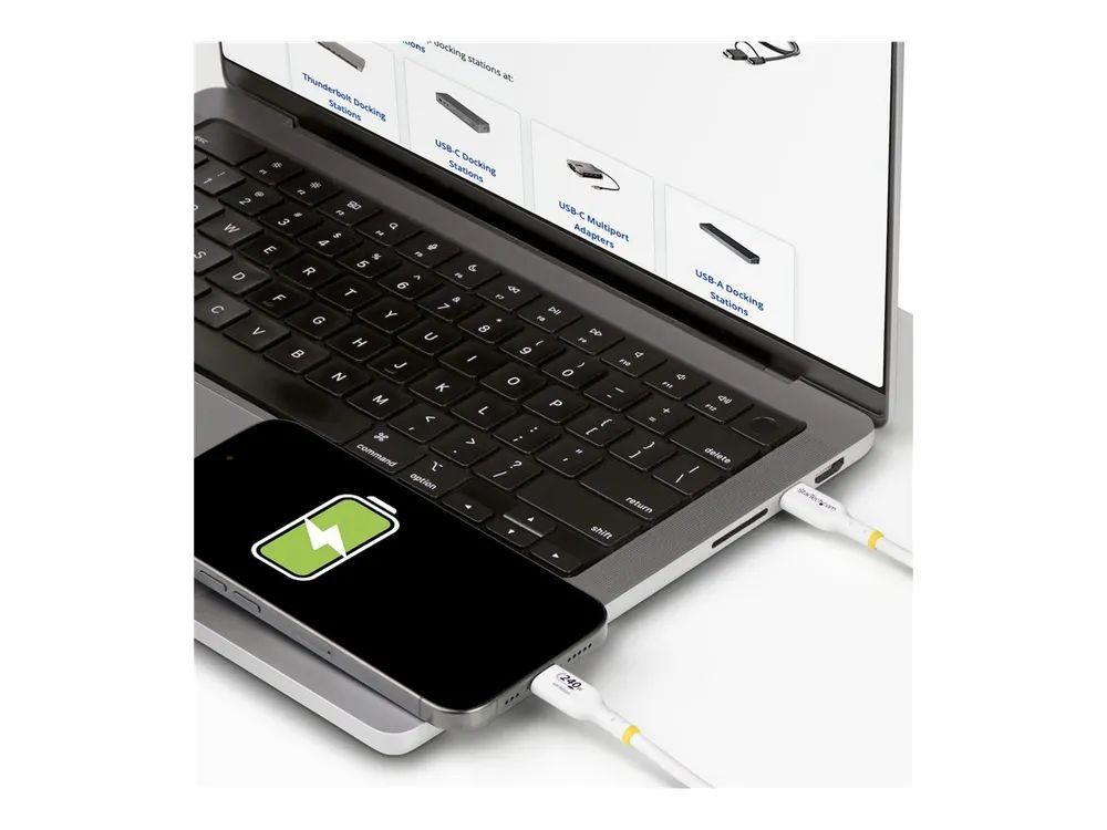 StarTech.com 2m USB-C Ladekabel, USB-IF zertifiziert, 240W PD EPR, M/M - USB-Kabel - 24 pin USB-C (M)