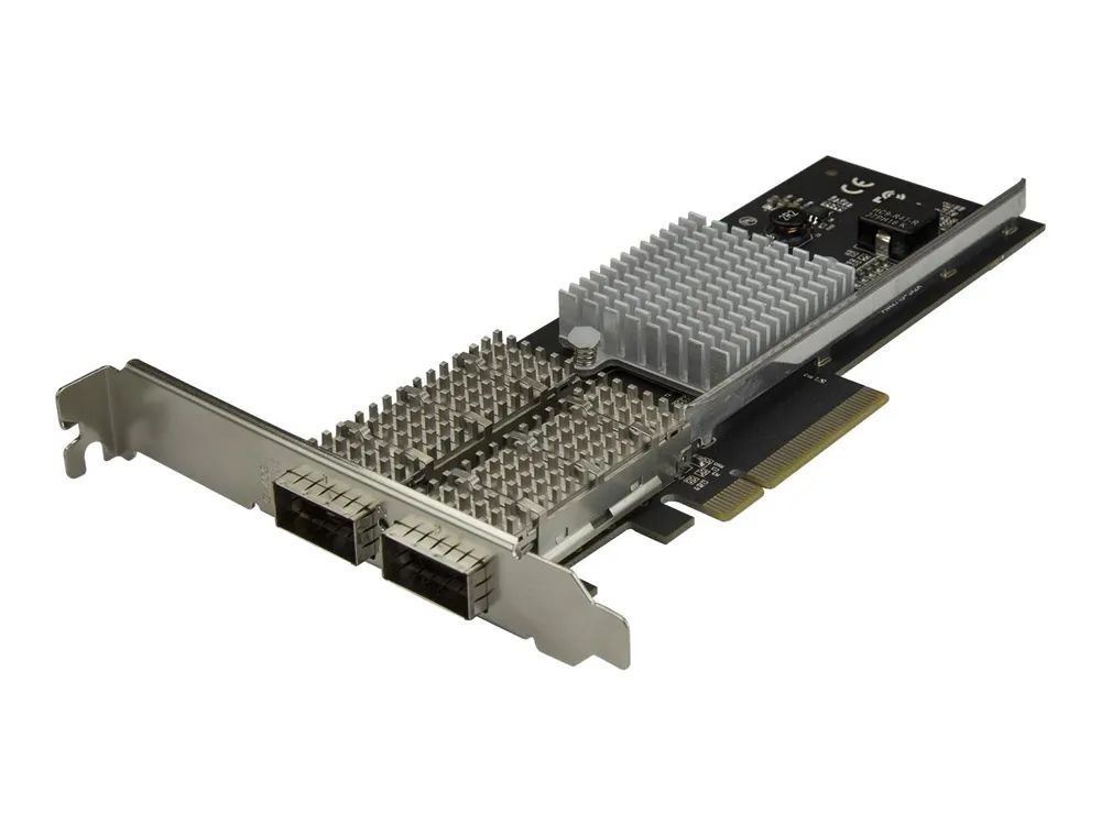 StarTech.com Dual Port 40G QSFP+ Netzwerkkarte - Intel XL710 Open QSFP+ Converged Adapter - PCIe 40 Gigabit Ethernet Server NIC - 40GbE LWL LAN Karte - Dell PowerEdge HPE ProLiant (PEX40GQSFDPI)