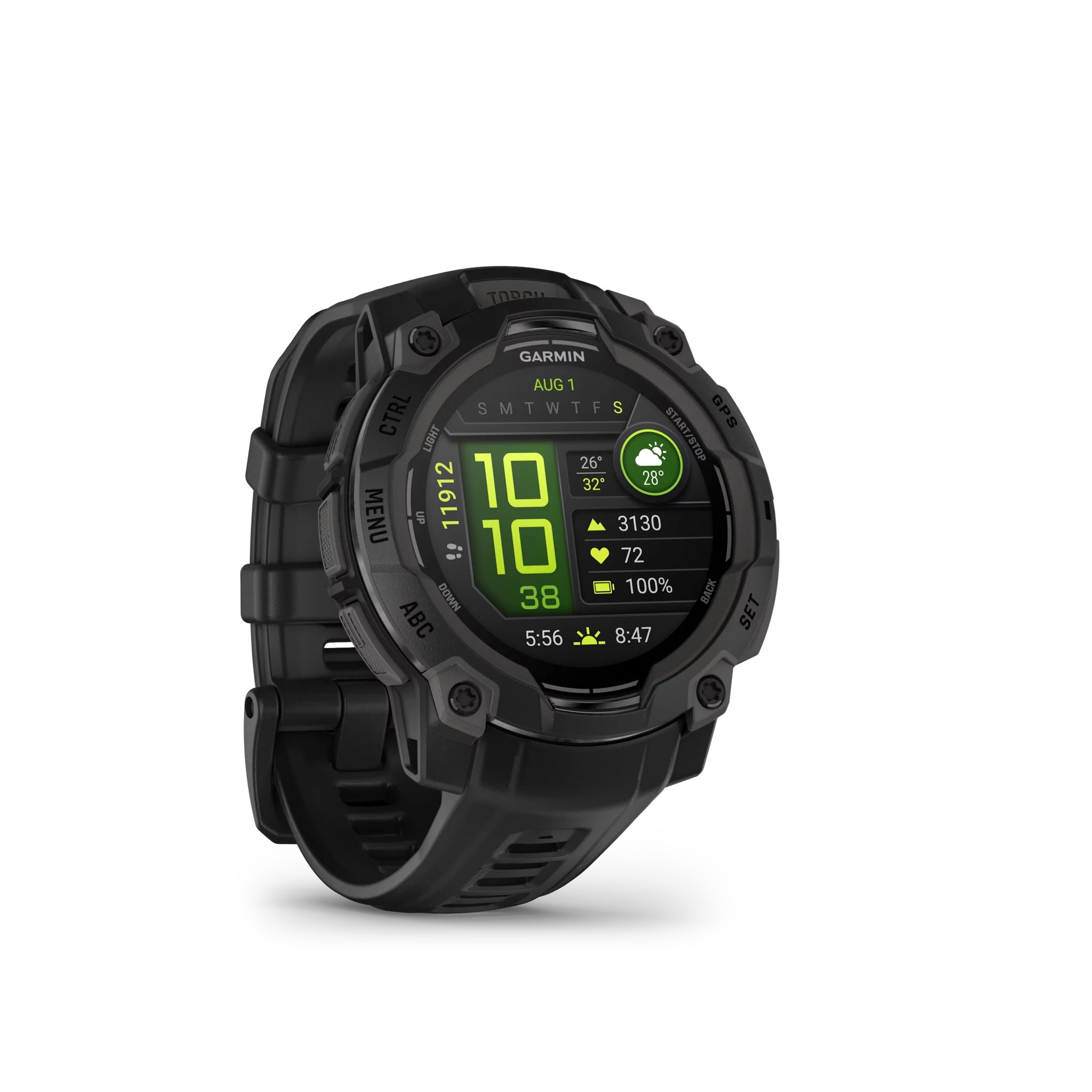 Garmin Instinct 3,45mm, AMOLED schwarz