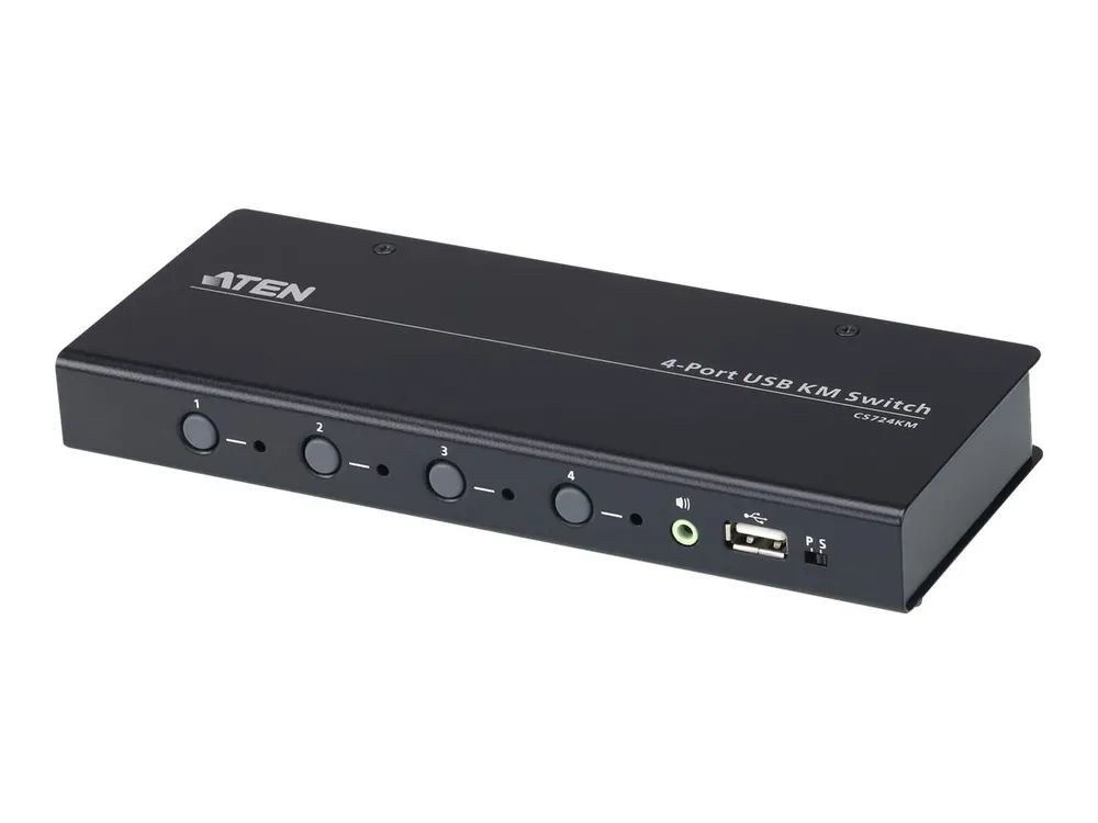 ATEN CS724KM - KVM-/Audio-/USB-Switch - 4 x KVM/Audio/USB