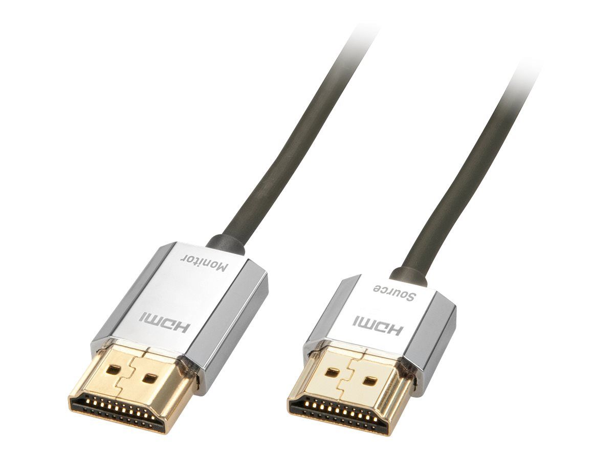 Lindy CROMO Slim High Speed HDMI Cable with Ethernet