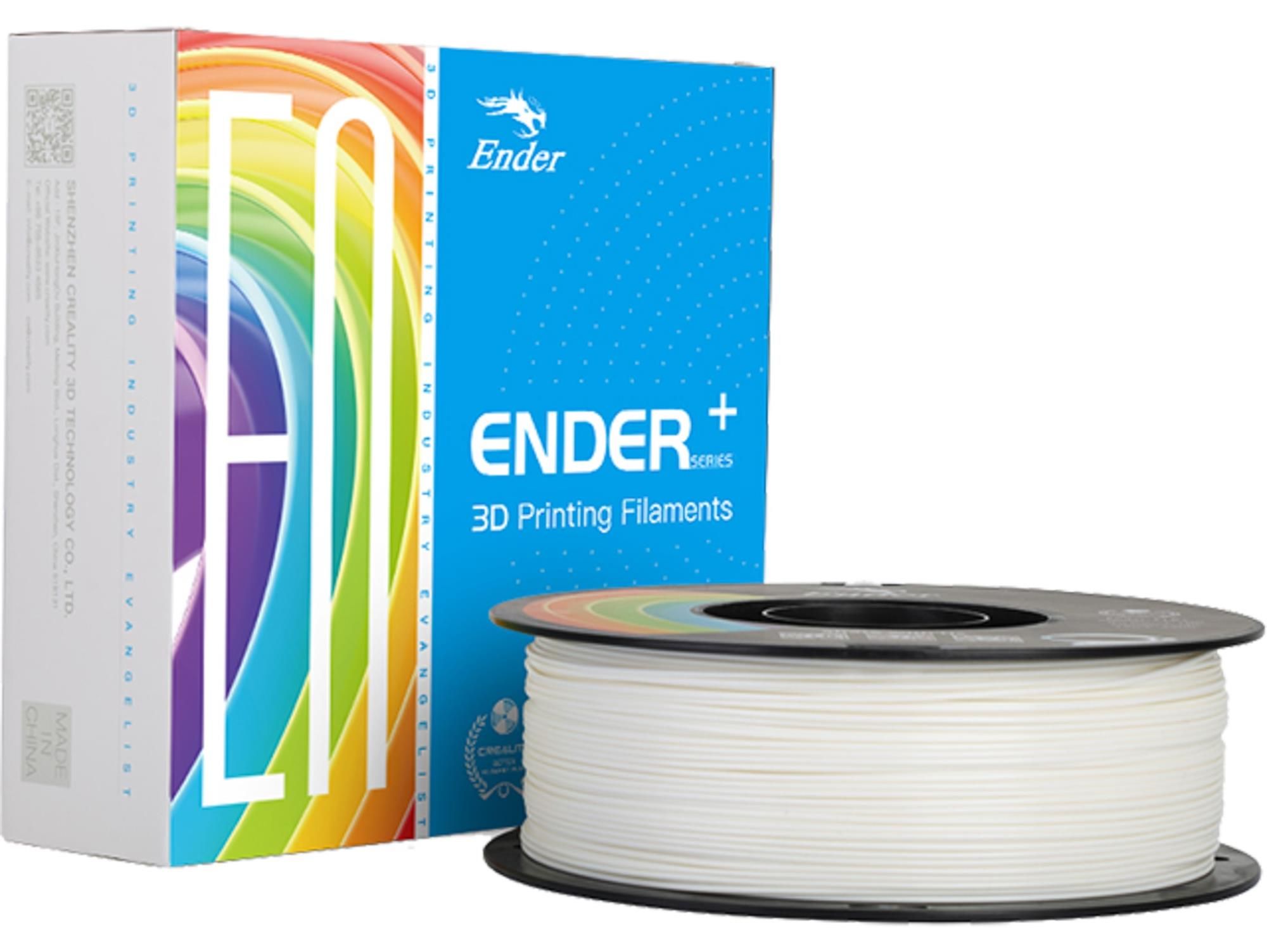 3D PLA+ 1,75mm white 1kg Ender