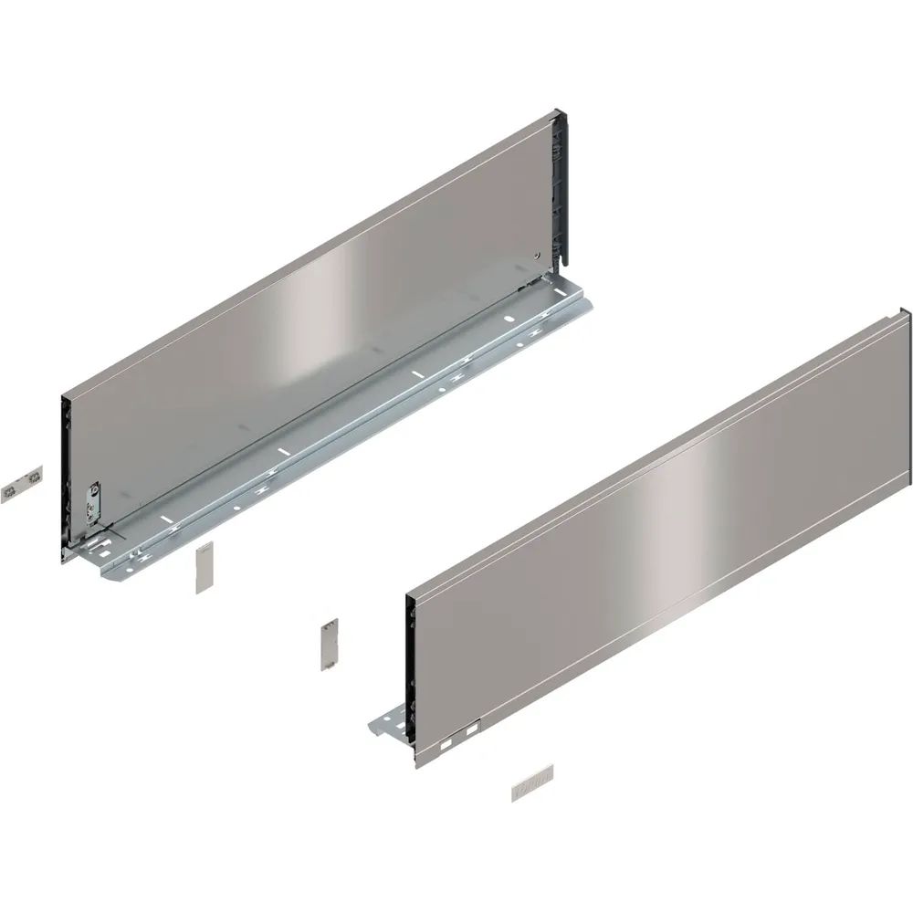 BLUM LEGRABOX pure Zarge Höhe C, NL 600, INOX (Anti-Fingerprint)