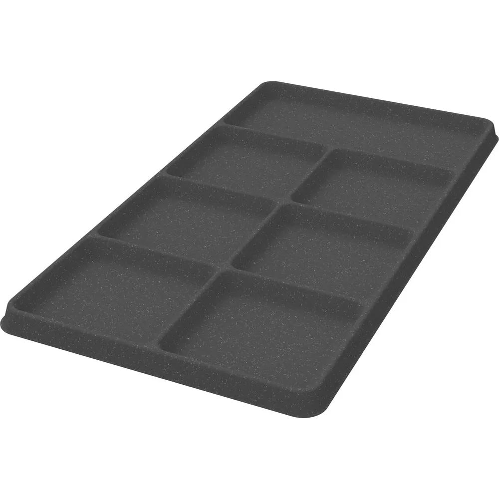 Kesseböhmer CONERO Gürtel- und Krawattenschale beflockt, schwarzgrau