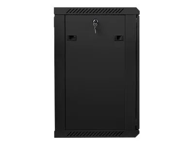 Lanberg Schrank Netzwerkschrank - geeignet für Wandmontage - Schwarz, RAL 9004 - 15U - 48.3 cm (19")