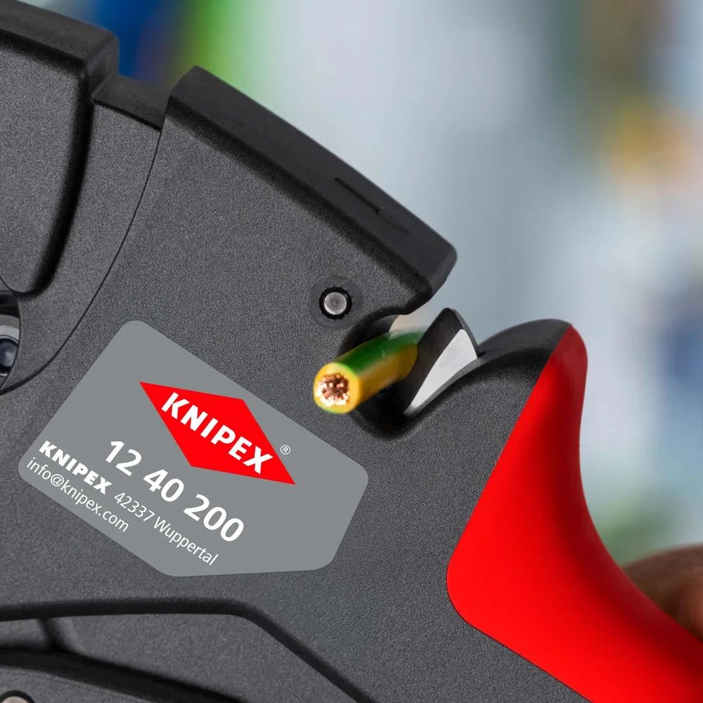 Knipex SELBSTEINSTELLEND 0,03-10MM² / KNIPEX ABISOLIERZANGE 200MM 12 40 200