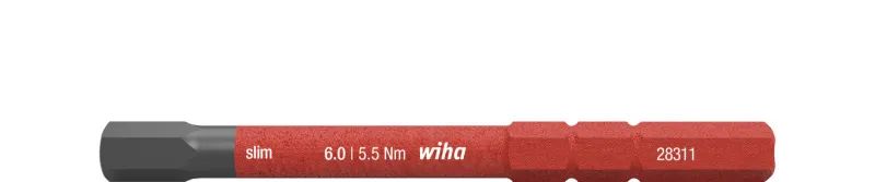WIHA WERKZEUGE Bit slimBit electric 6-Kant 6x75mm