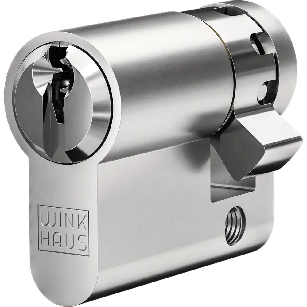 WINKHAUS Einbauhalbzylinder keyTec RPE 50 mm verschiedensperrend