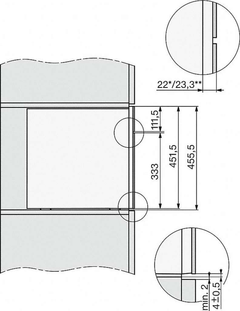 Miele Einbau-Kaffeevollautomat CVA 7445 Edelstahl/CleanSteel
