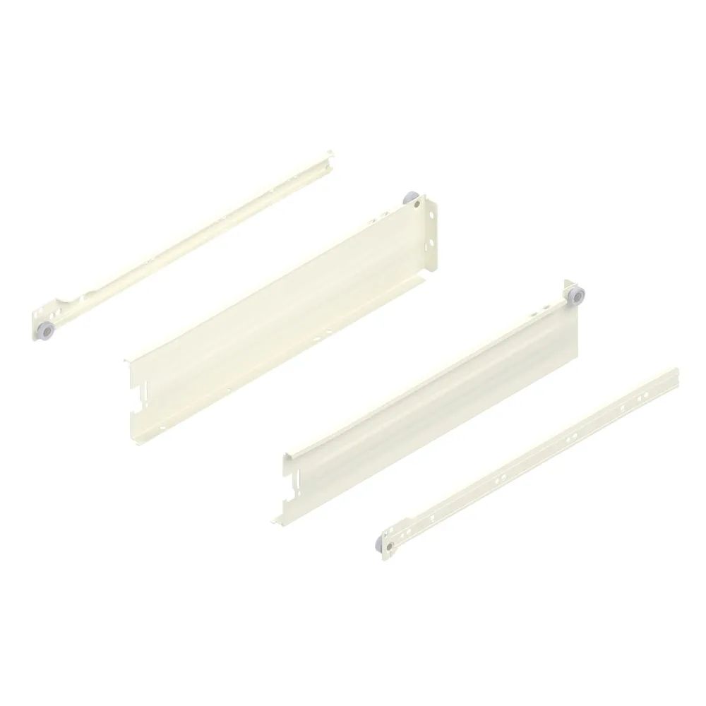 BLUM METABOX M Zarge 320 Schraubversion, Teilauszug, NL 400, cremeweiß