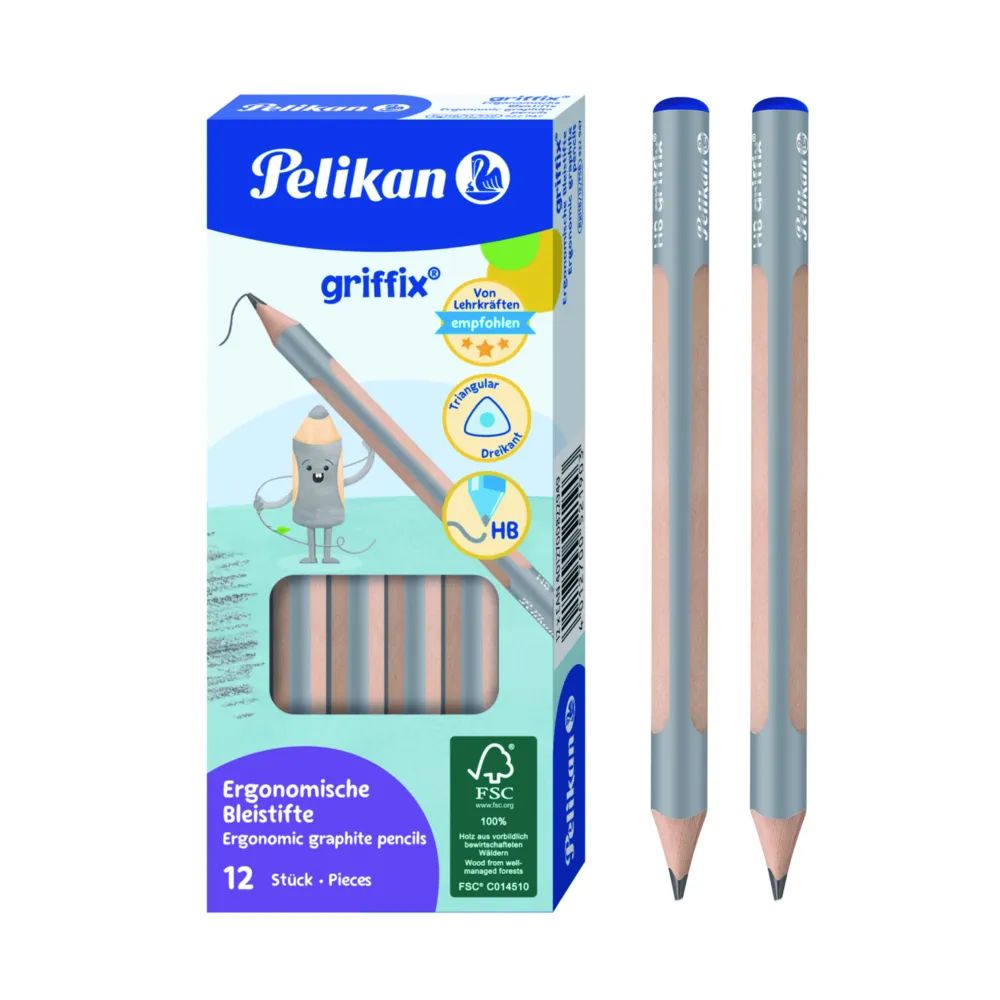 Pelikan griffix Bleistifte Stärke HB 12 Stück in Faltschachtel