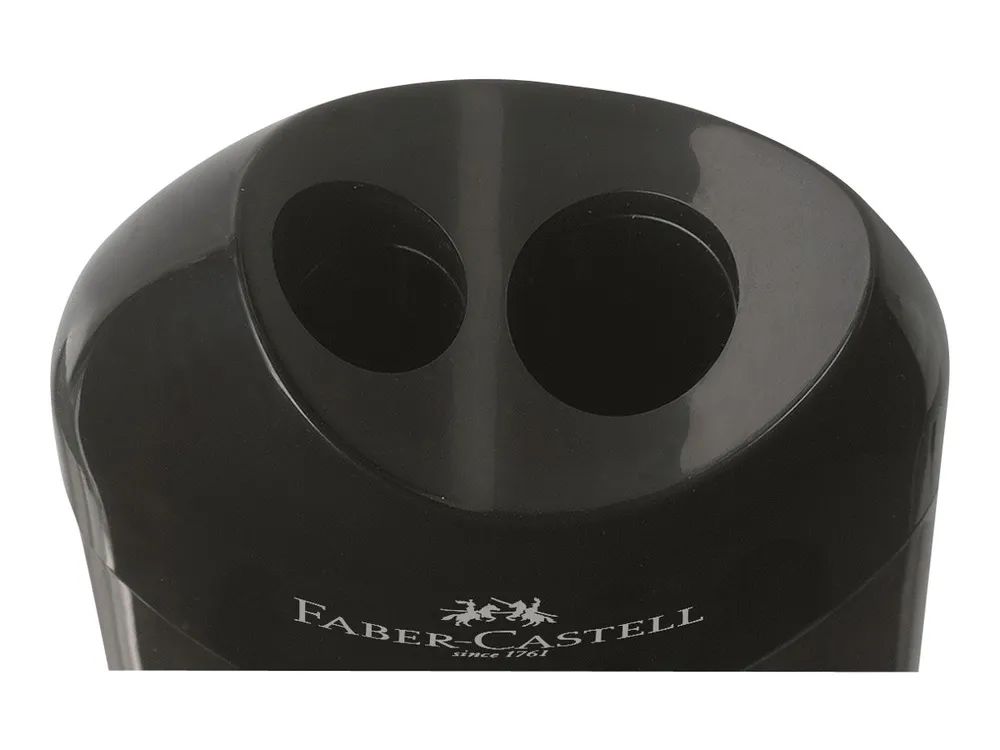 FABER-CASTELL Spitzer - 2 Löcher - Schwarz