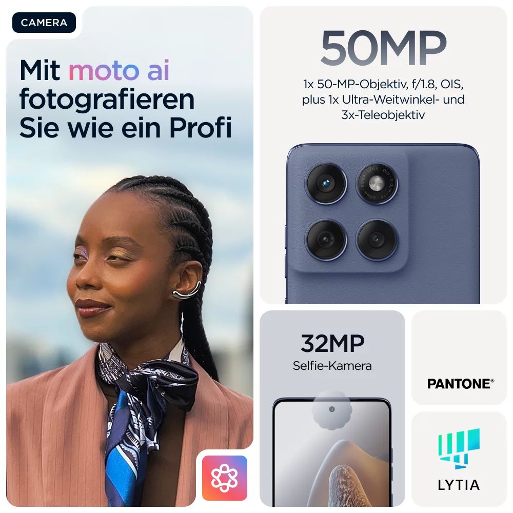 MOTOROLA edge 60 fusion, PANTONE® Slipstream 6,67"-Super-HD Open-Box