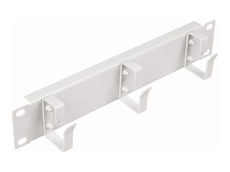 Equip EZMR-10-G - Kabelmanagement-Panel mit Ringen für Rack - Hellgrau - 1U - 25.4 cm (10")