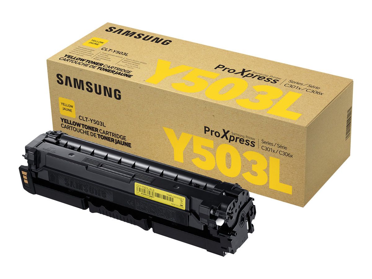 Samsung CLT-Y503L - Hohe Ergiebigkeit - Gelb - Original - Tonerpatrone (SU491A)