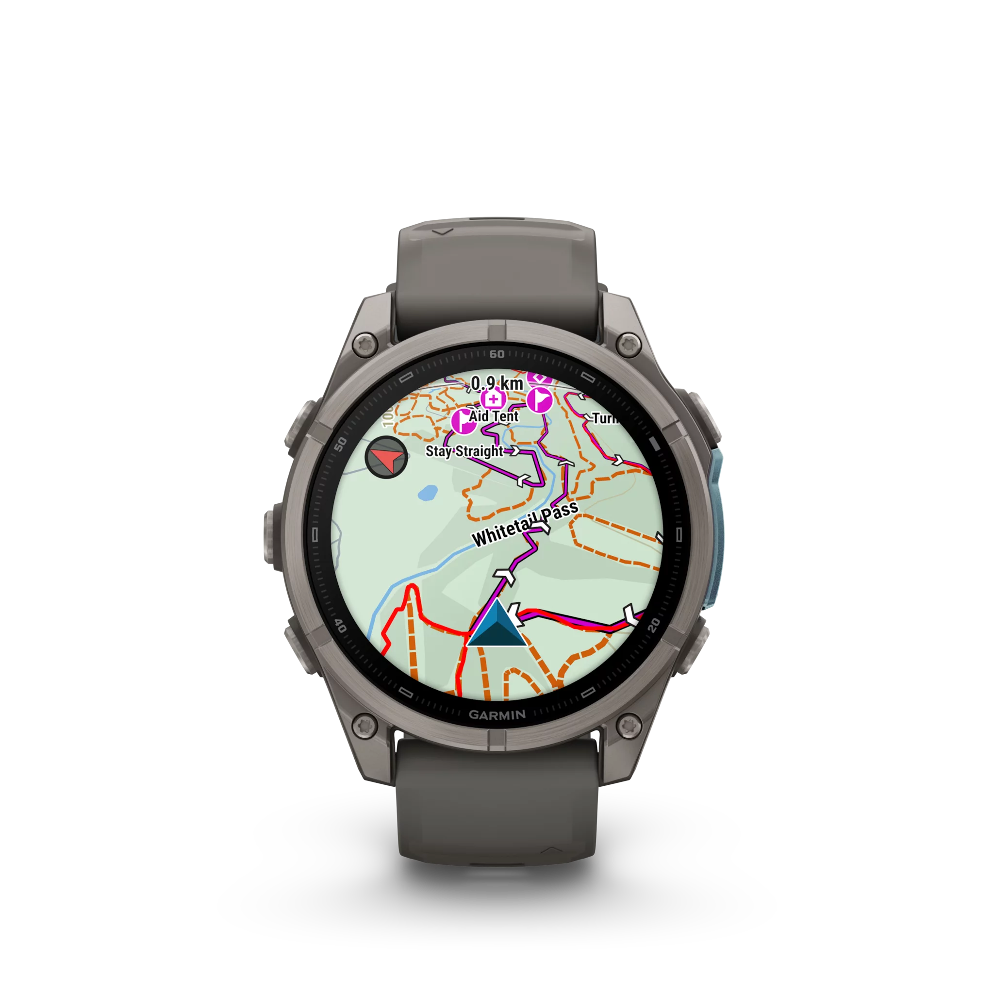 Garmin fēnix 9, 47mm Kieselgrau/Titan