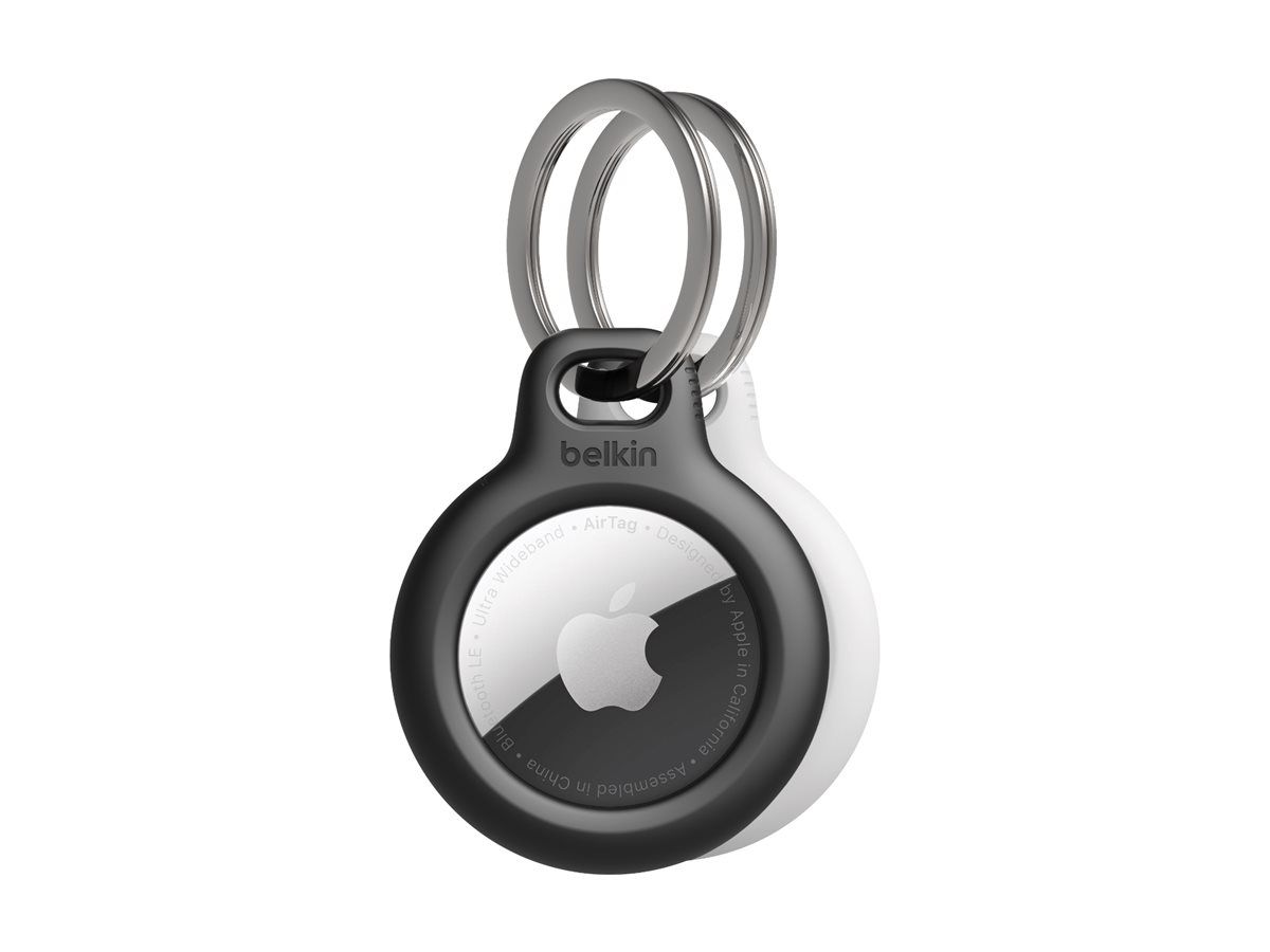 Belkin Secure Holder - Tasche für Airtag - Schwarz, weiß (Packung mit 2)
