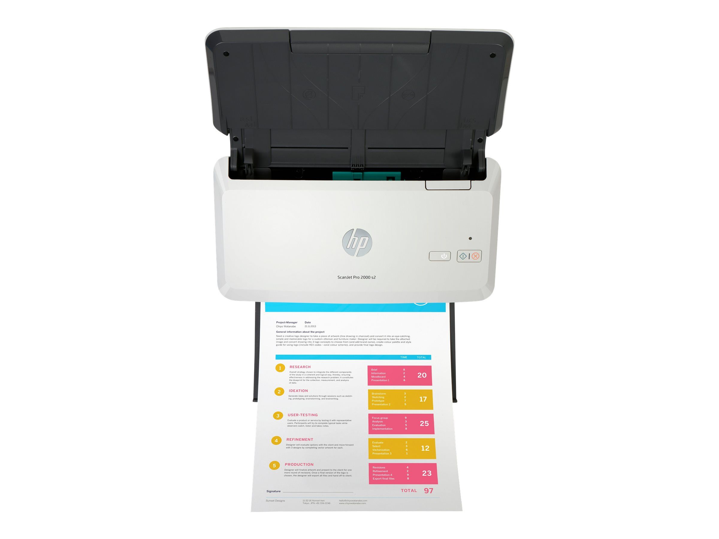 HP Scanjet Pro 2000 s2 Sheet-feed - Dokumentenscanner - Duplex - 216 x 3100 mm - 600 dpi x 600 dpi - bis zu 35 Seiten/Min. (einfarbig)