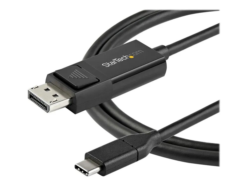 StarTech.com 2m USB-C auf DisplayPort-Kabel - 4K - bidirektional - DisplayPort-Kabel - 24 pin USB-C (M)