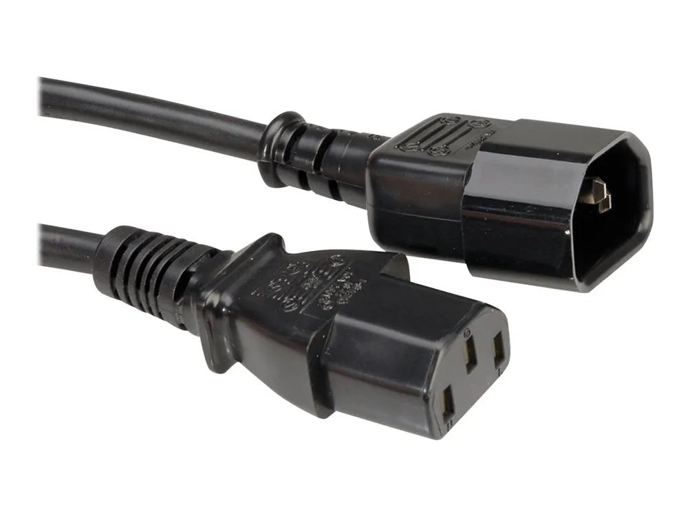 ROLINE Monitor Power Cable - Stromkabel - IEC 60320 C13 zu IEC 60320 C14