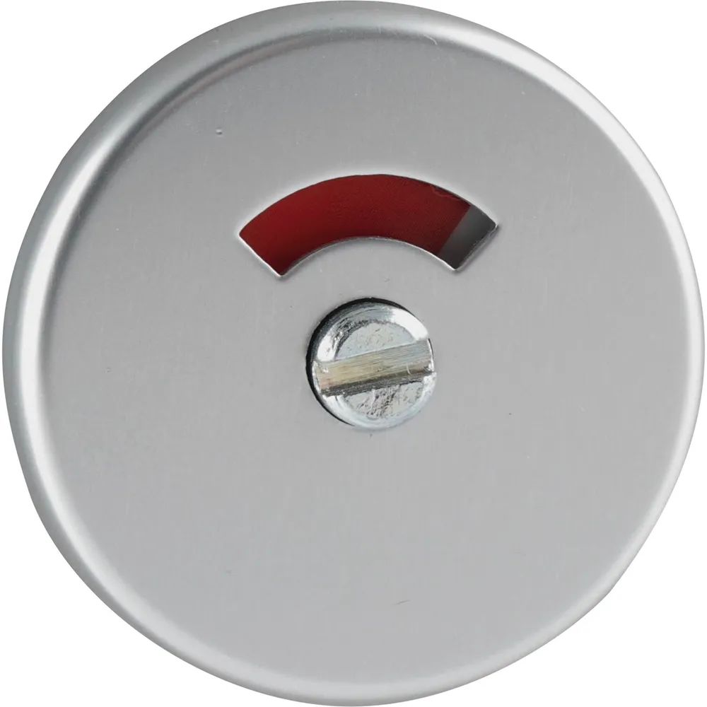 Grundmann WC-Aussenrosette WG ø 50 mm, mit Anschraubträger U, silber eloxiert