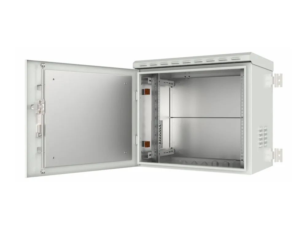 Lanview by Logon - Schrank Netzwerkschrank - 60 x 40 - geeignet für Wandmontage - weiß, RAL 7035 - 9U - 48.3 cm (19")