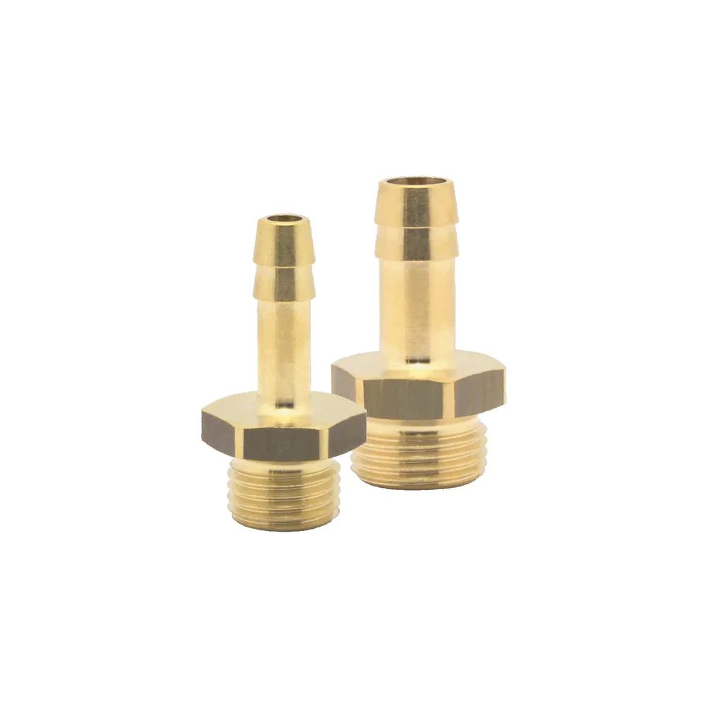 ELMAG Entwicklungs und Handels GmbH 23501 Werkzeuge Druckluft Einschraubtülle Messing mit AG 3/8 für 6 mm Schlauch