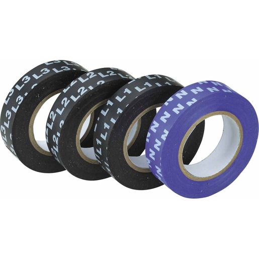 Cimco SORTIMENT 4-TLG. L1,L2,L3,N / CIMCO 160205 ISOLIERBAND 160205