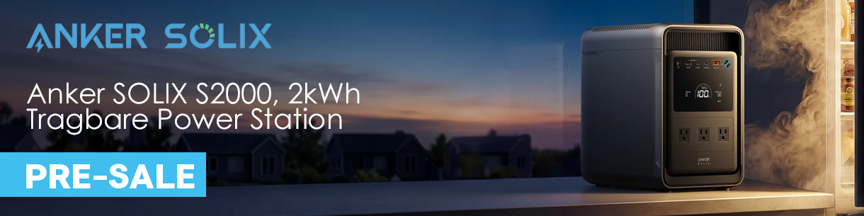 Anker SOLIX S2000 tragbare Powerstation mit 2 kWh Kapazität im Pre-Sale zur mobilen und unabhängigen Stromversorgung