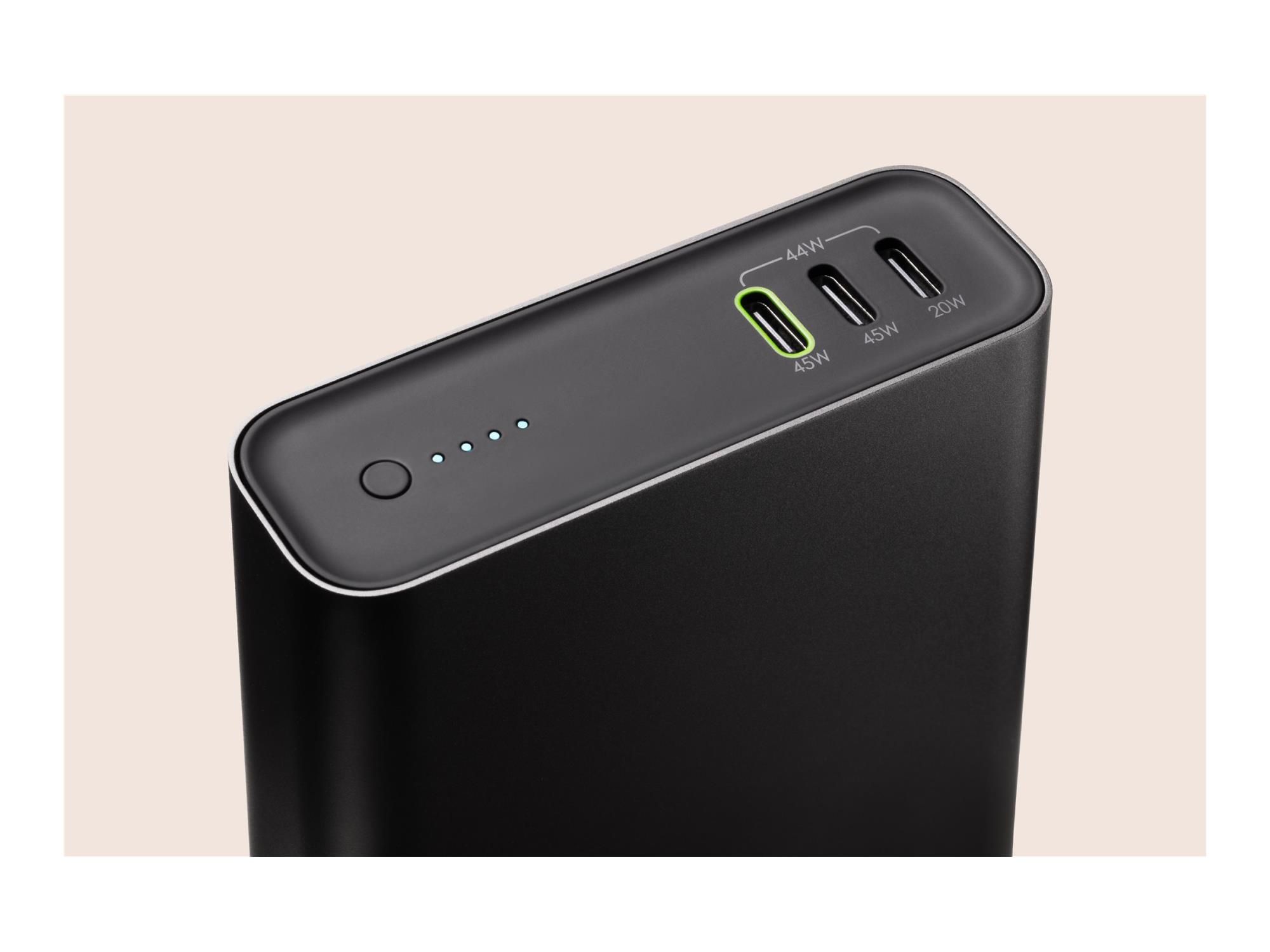 mophie powerstation pro - Powerbank - 20000 mAh - 30 Watt - PD - 3 Ausgabeanschlussstellen (24 pin USB-C)