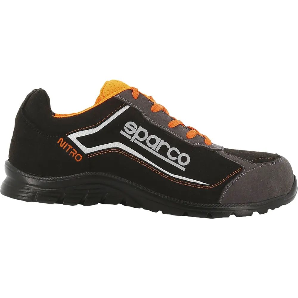 SPARCO Sicherheitshalbschuh Nitro Black Orange S3 SRC 47