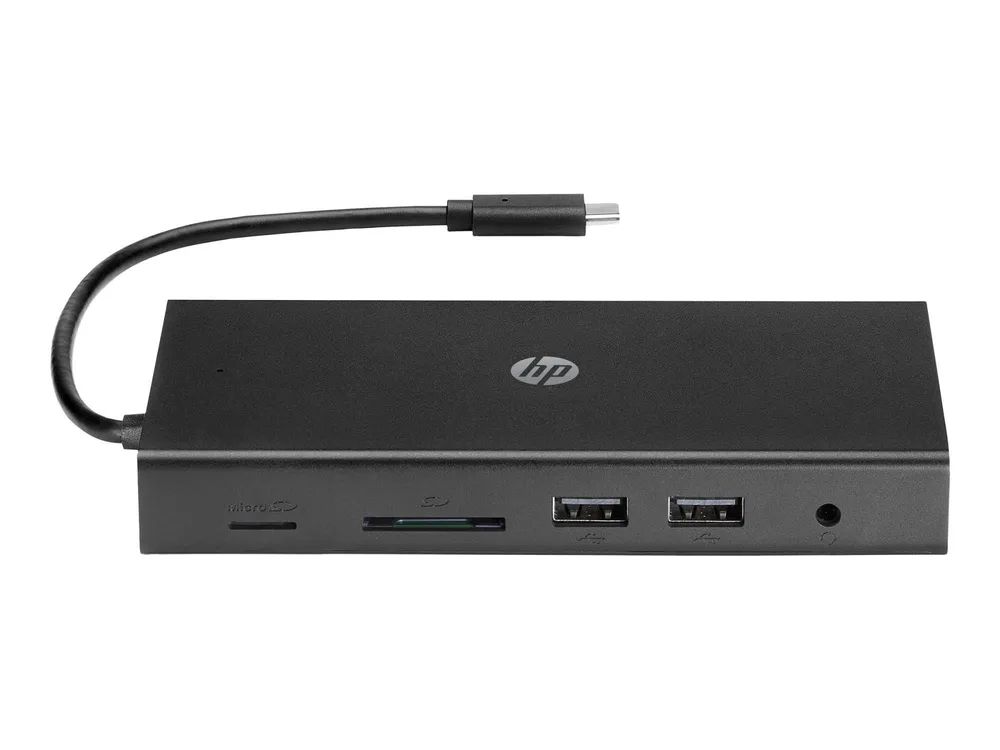 HP Travel Hub - Port Replicator - USB-C - VGA, HDMI