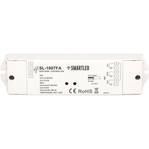 SmartLed CONTROLLER 3 X 5A RGB RF / SMARTL SMARTLED SL-1007FA SL-1007FA