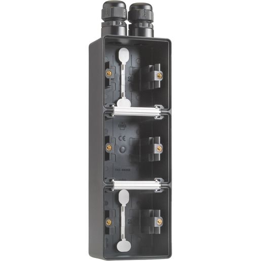 Niko 3-FACH DOSE SENKRECHT-AP / NIKO NEW HYDRO 761-84352