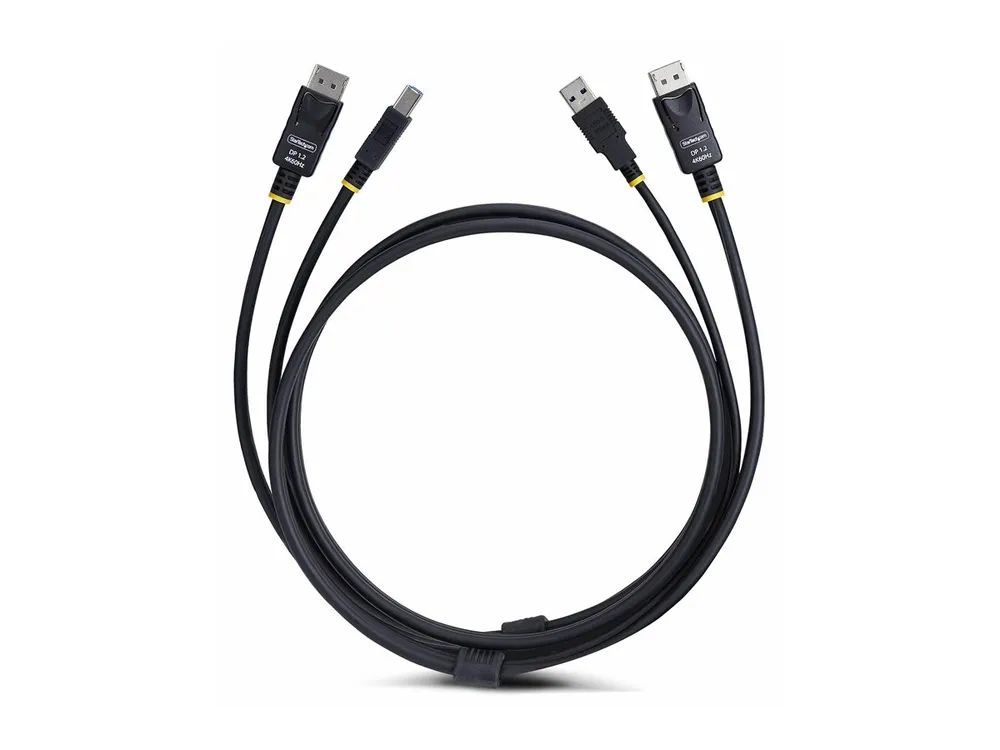 StarTech.com 10ft (3m) DisplayPort and USB 5Gbps KVM Cable - Tastatur- / Video- / Maus- (KVM-)