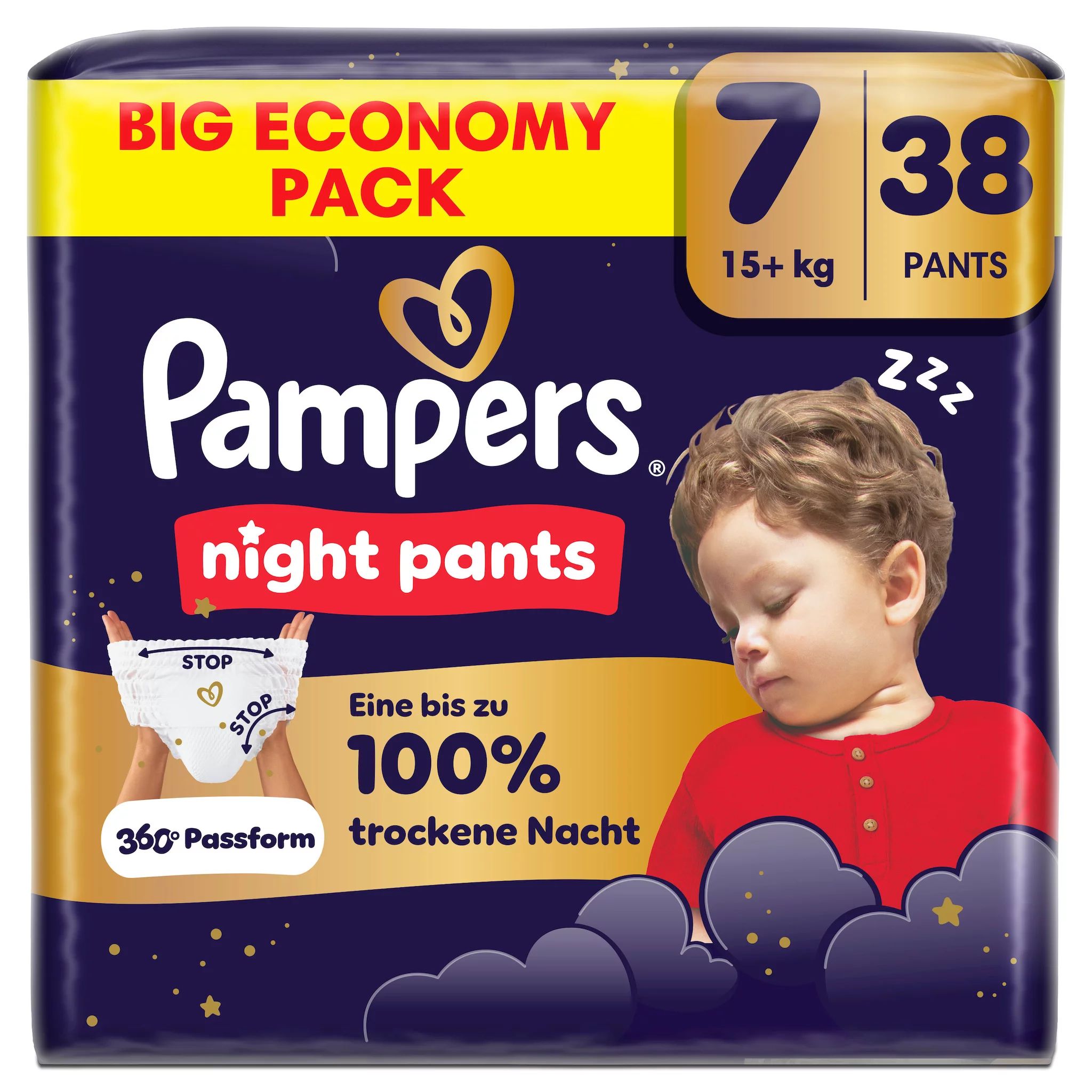 Pampers Night Pants Gr.7 Big 
