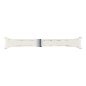 Samsung D-Buckle Hybrid Eco Leather Band "ET-SHR94" f. Gal. Watch-Serie, S/M, Cream