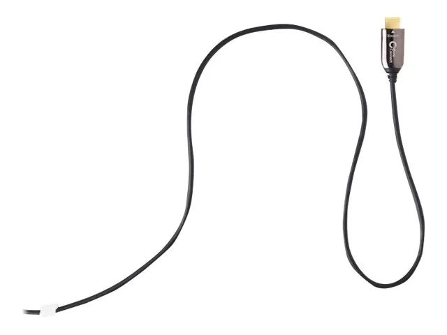 MicroConnect Premium - HDMI-Kabel mit Ethernet - HDMI männlich zu 19 pin micro HDMI Type D männlich - 20 m - Hybrid Kupfer/Kohlefaser - Schwarz - 1080p-Unterstützung, HAOC-Kabel (Hybrid Active Optical Cable)