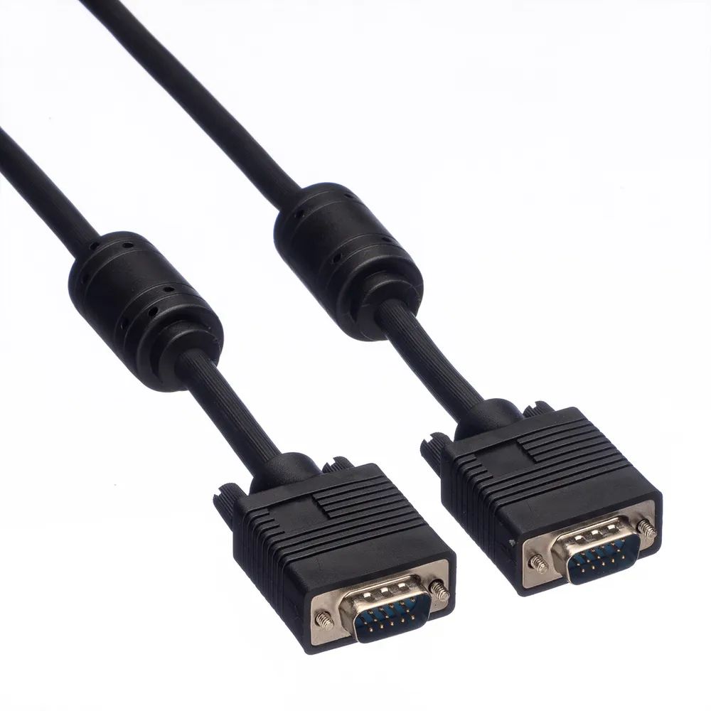ROLINE SVGA-Kabel HD15 ST - ST mit Ferritkern, 20 m