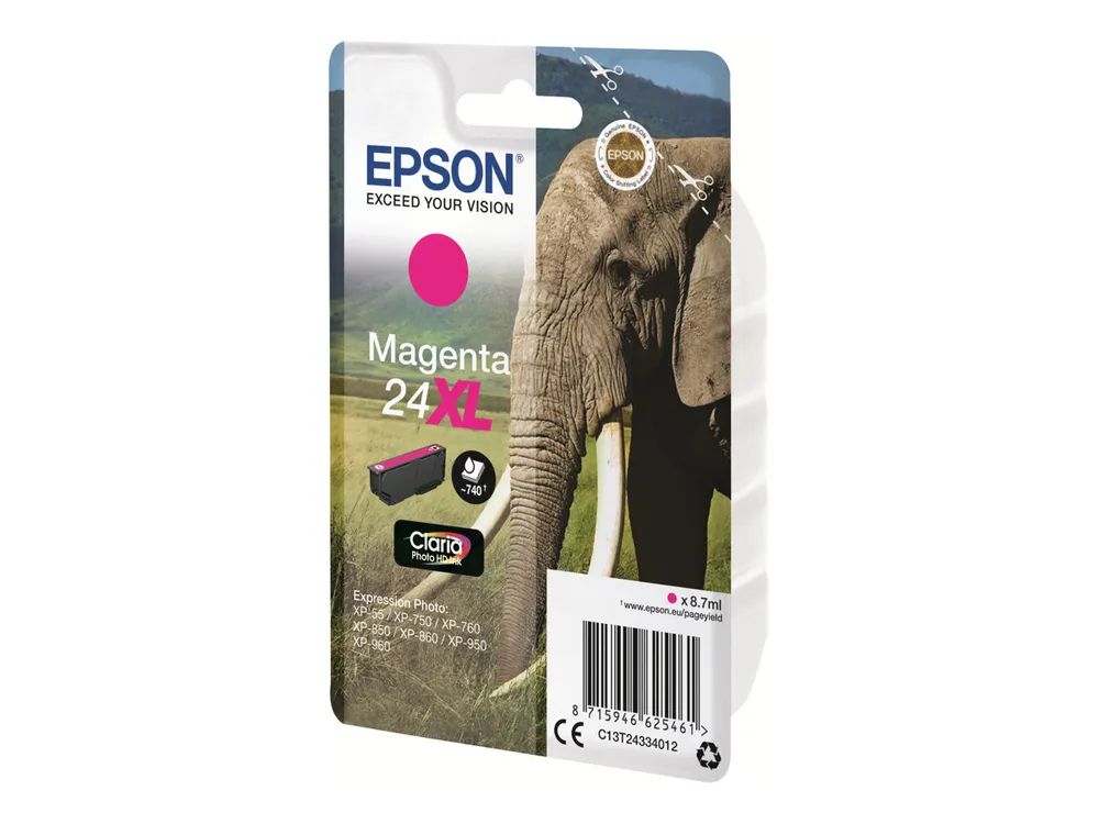 Epson 24XL - 8.7 ml - XL - Magenta - original