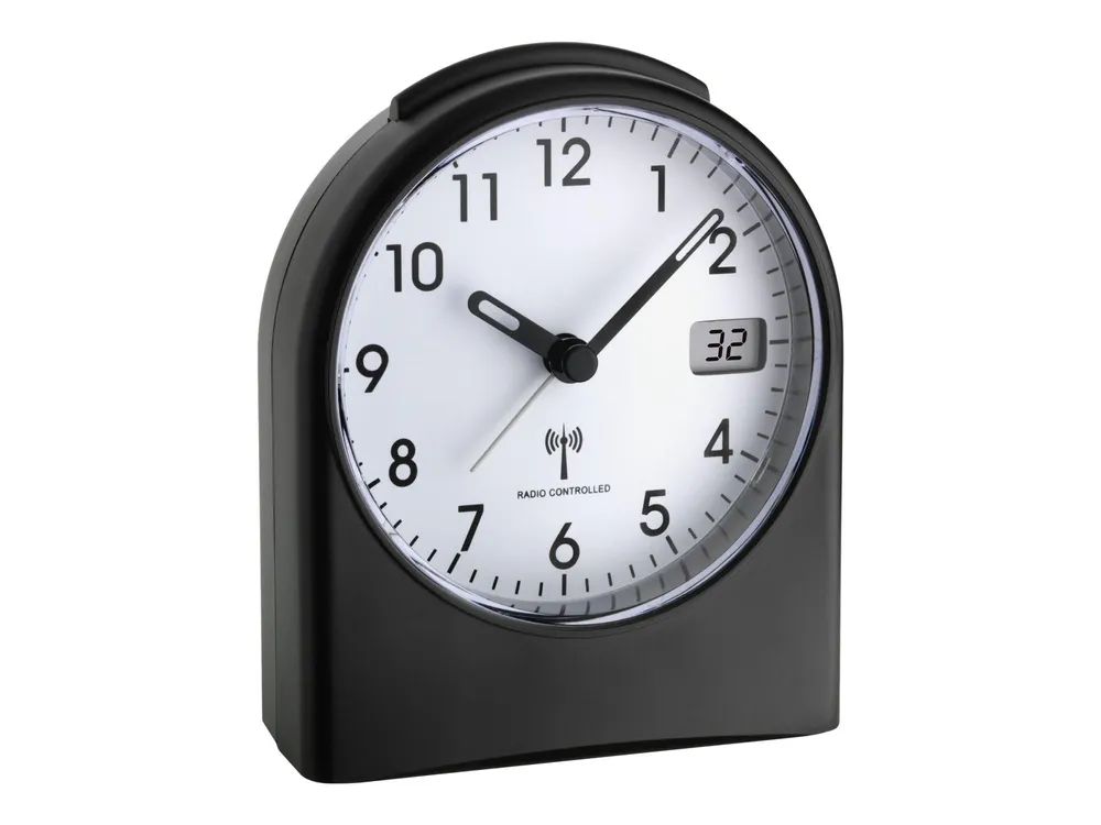 TFA Wecker - Quarz - Schreibtisch - Schwarz