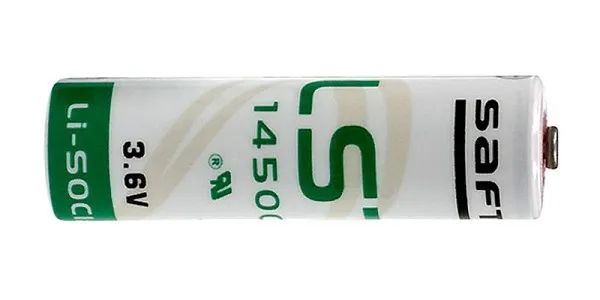 INDEXA Lithium-Batterie 3,6 V / 2450 mAh ( SAFT LST14500 / AA-LS )