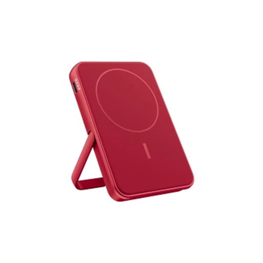 Fresh 'n Rebel Magnet Wireless Powerbank 5000mAh Berry Red