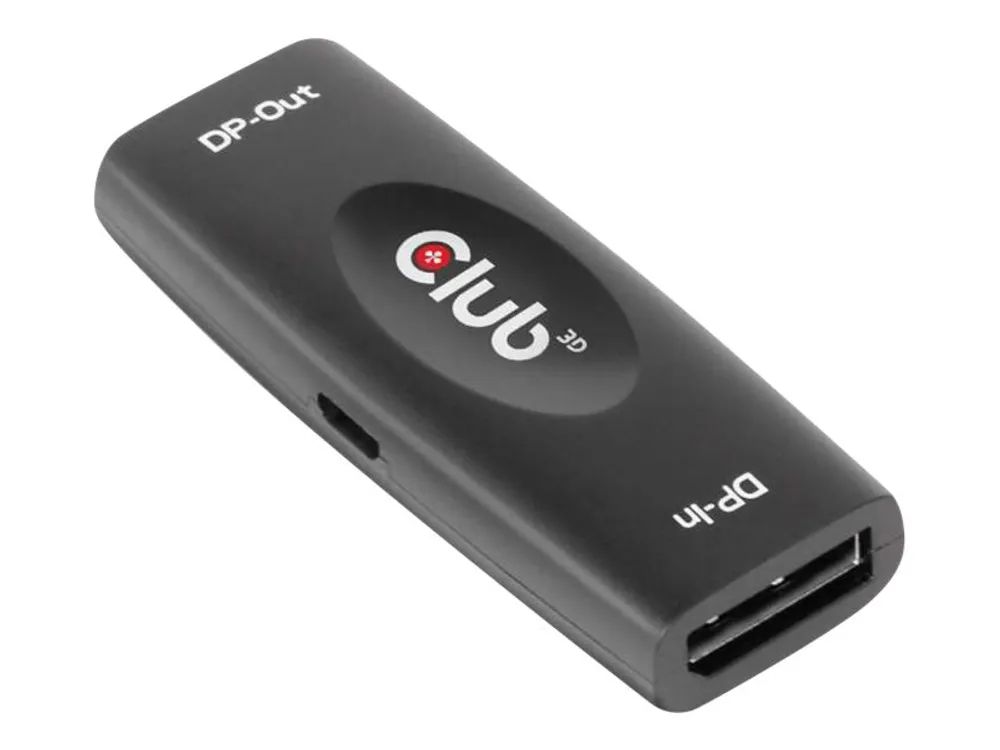Club 3D CAC-1007 - Repeater - DisplayPort - 20-poliger DisplayPort / 20-poliger DisplayPort