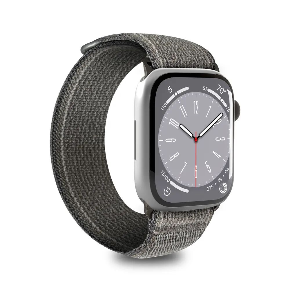 PURO TRIAL LOOP Band für Apple Watch 42/44/45/49mm, grau